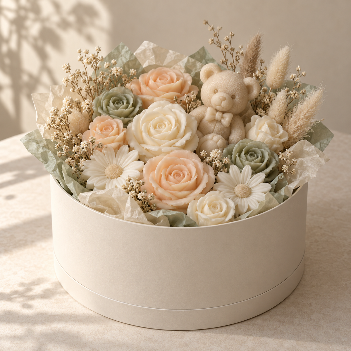 Wachsblumen – Babyshower